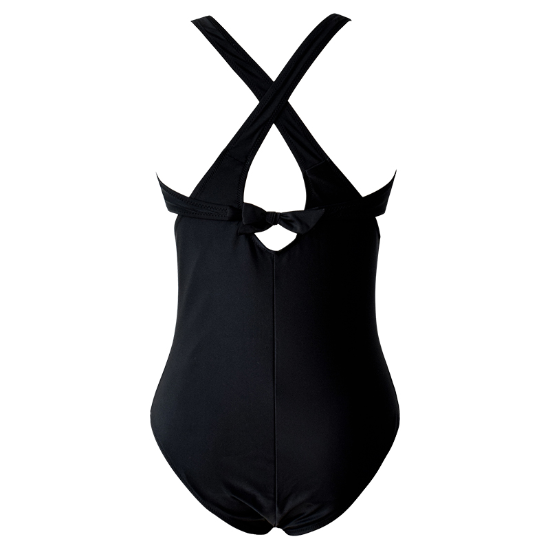 black one pieces triangle bikini