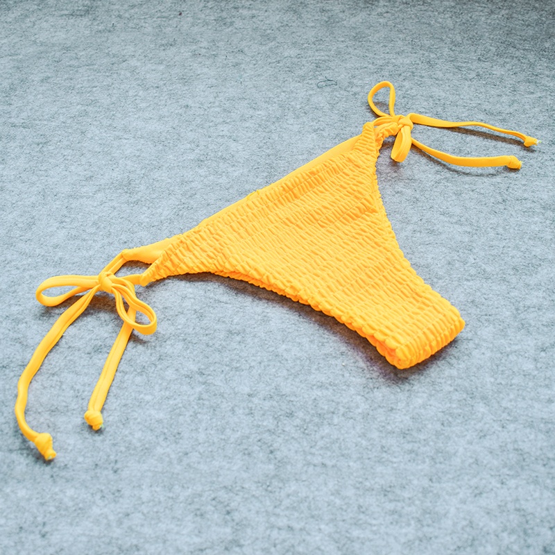 yellow minimalist tankinis bikini