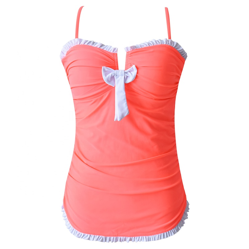 ruched spaghetti straps swimsuits