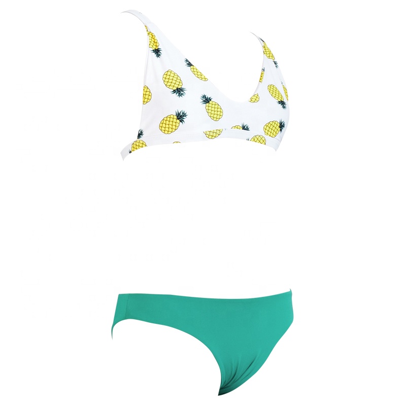 pineapple printing swimwear suit