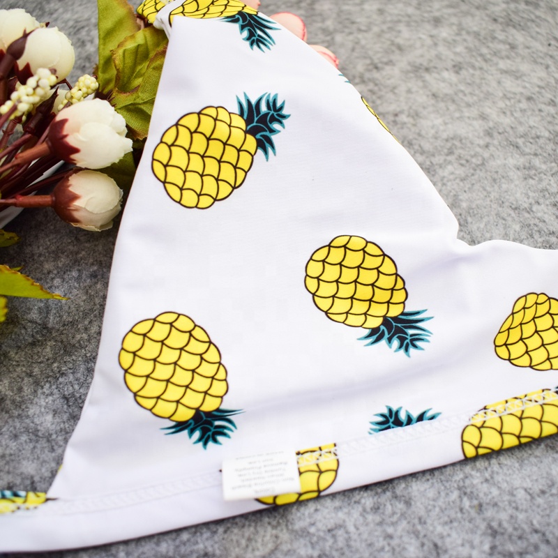 pineapple printing swimwear suit