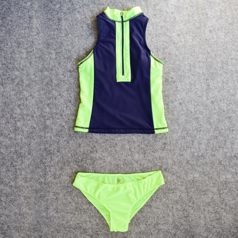 summer sleeveless bikini swimsuit