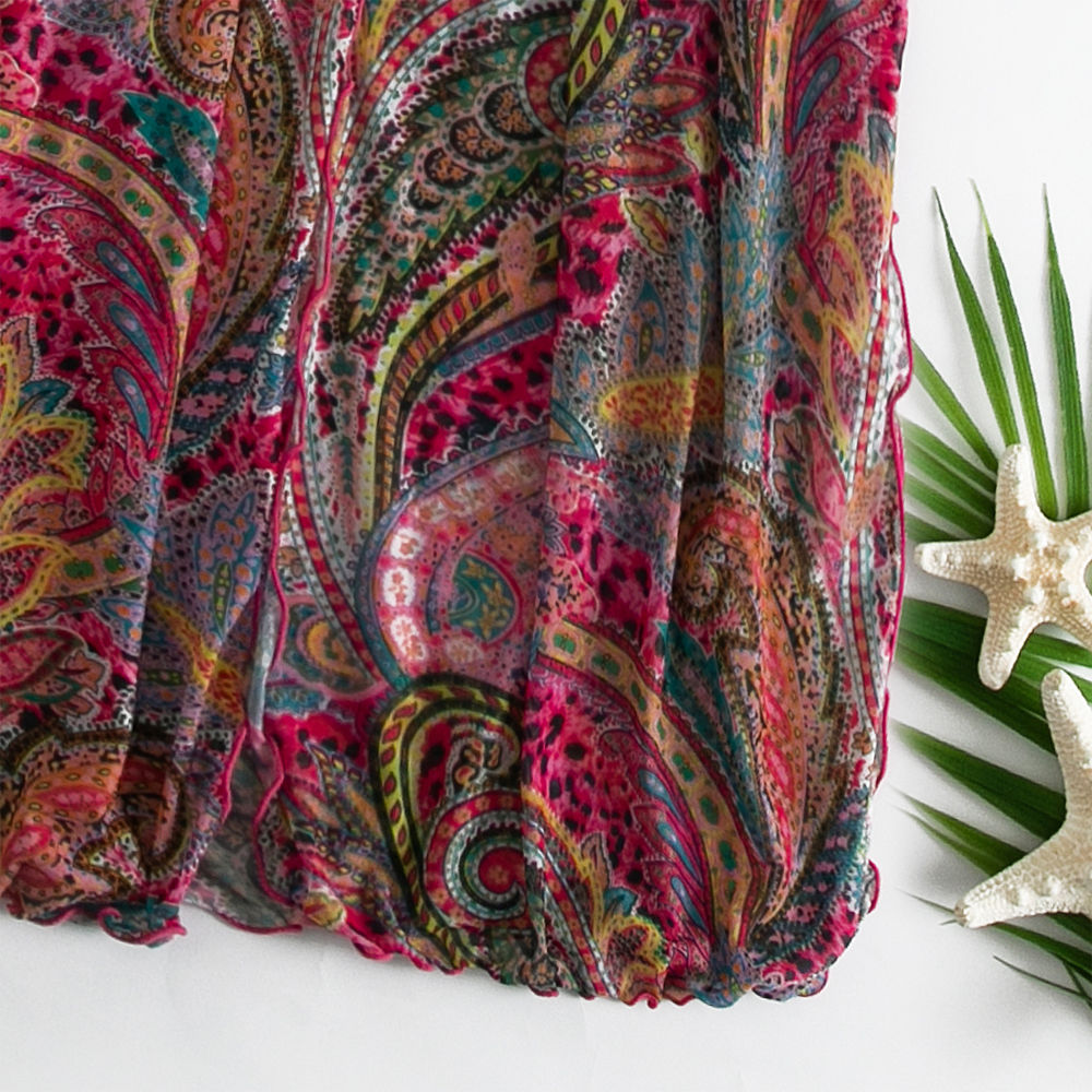 floral printing sarong cover up