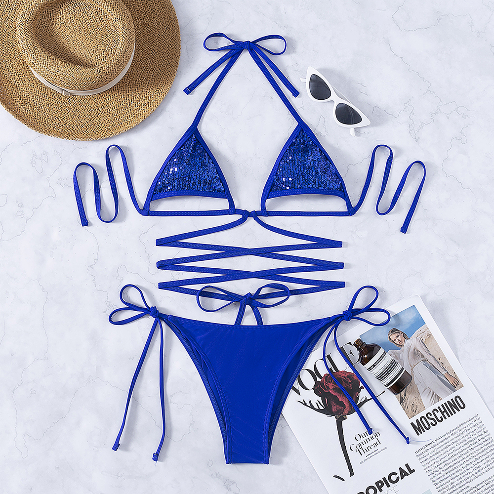 sexy triangle women bikini set