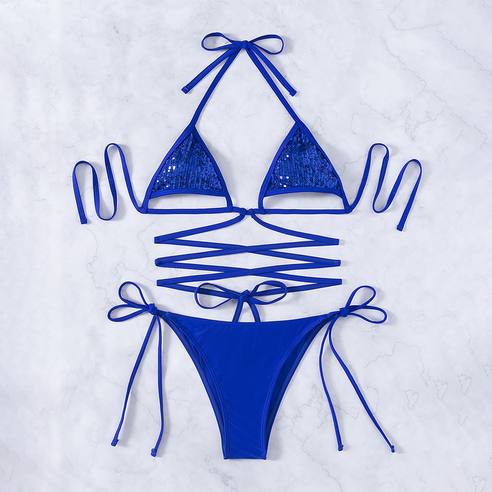 sexy triangle women bikini set