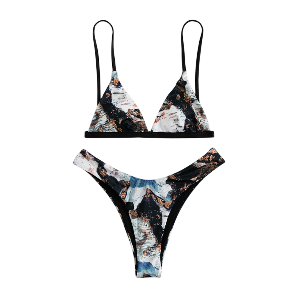 Tie Dye Triangle Sexy Swimsuit