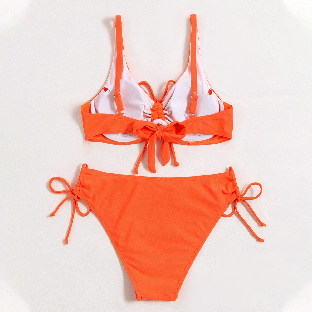 Sexy Triangle Ruched Swimwear