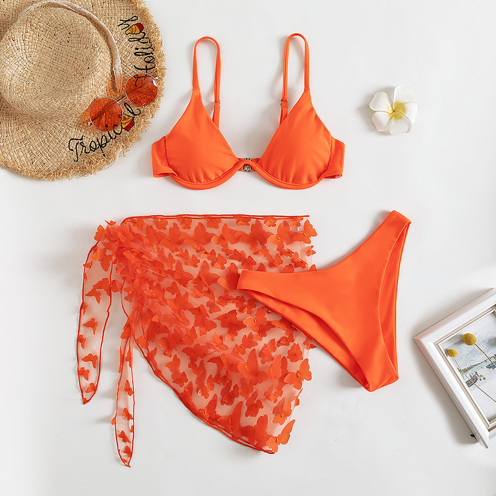 Sexy Women Three Piece Bikini Set