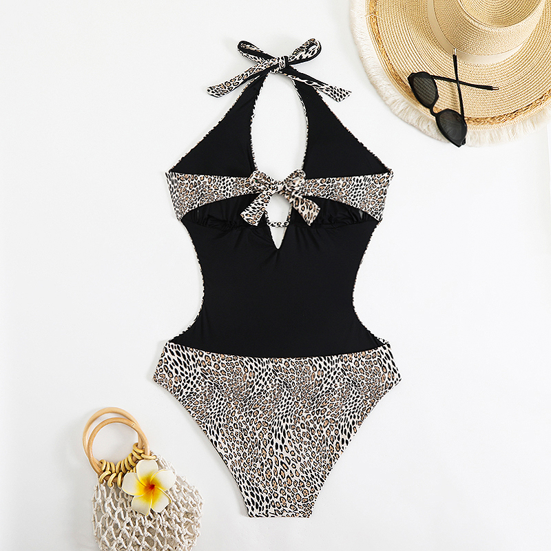 one piece golden black sexy girl women swimwear